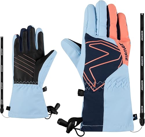 Ziener Laval-Z Gants de Ski/Sports d'hiver pour Enfant en Laine imperméable Extr