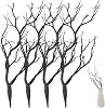 VOSAREA 4pcs Artificial Dried Antlers Tree Branches Faux Twig Decorations for DIY Crafts Halloween Christmas Home Decor Branches for Floral Arrangements