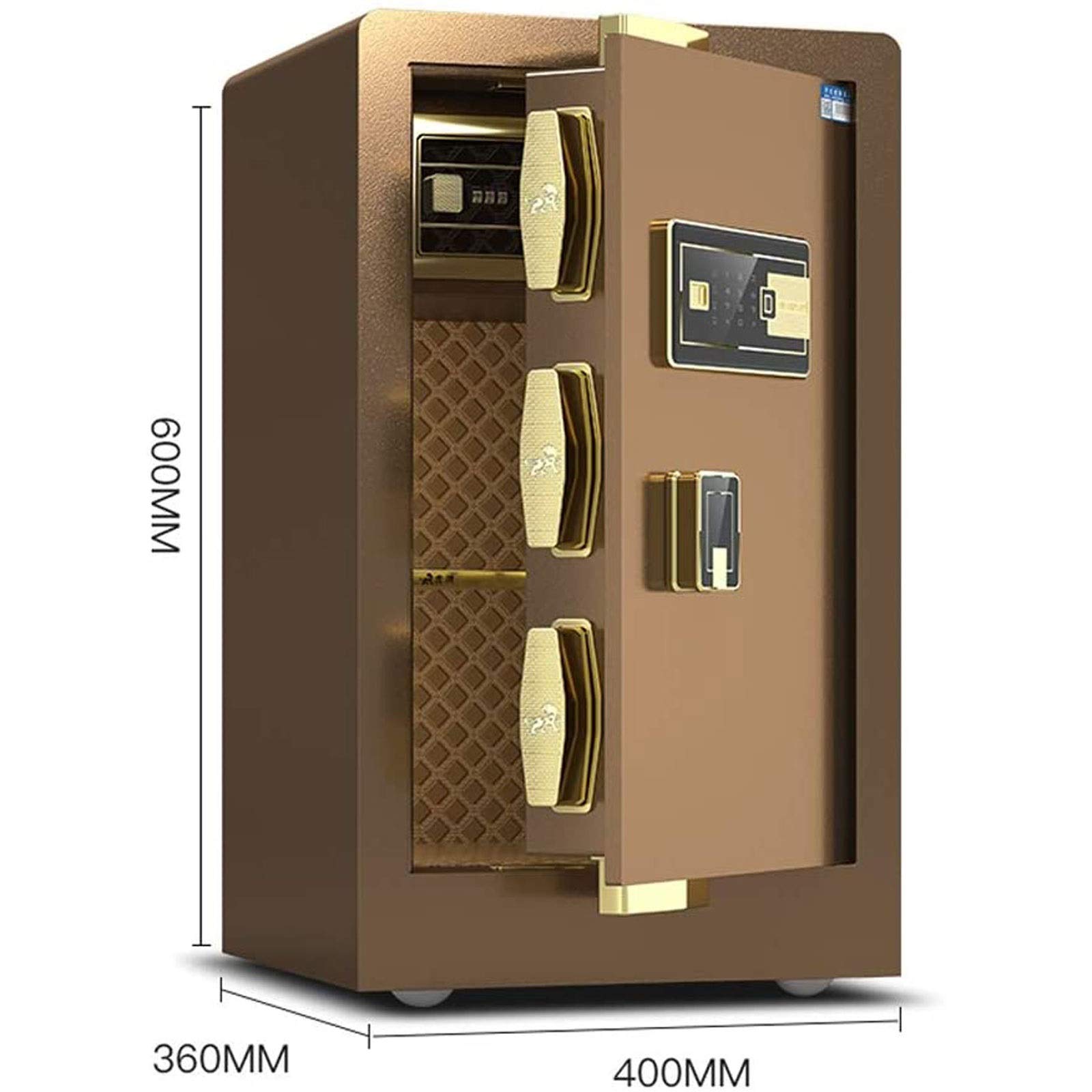 Cassetta di Sicurezza per di identificazione delle Impronte digitali sicura, Cassetta di Sicurezza, antifurto Intelligente, Ufficio Domestico, Hotel