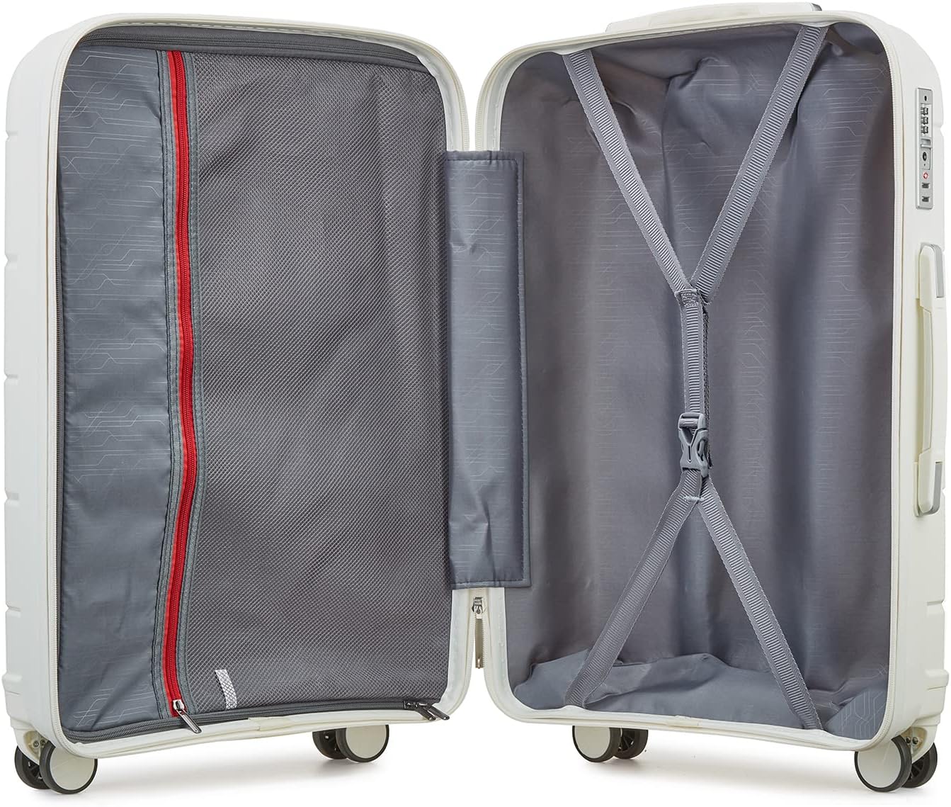 Imiomo Luggage Hardside Suitcase Set, 3 Piece Travel Luggage With Spinner Wheels, Lightweight PP Suitcases With TSA Lock