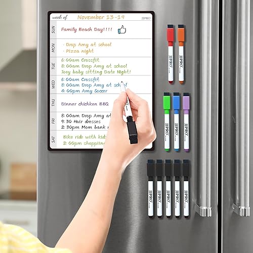 Miniatura 6 de JJPRO Marcadores magnéticos de borrado en seco de punta ultra fina, marcadores de borrado en seco de punta extra fina para planificar pizarras