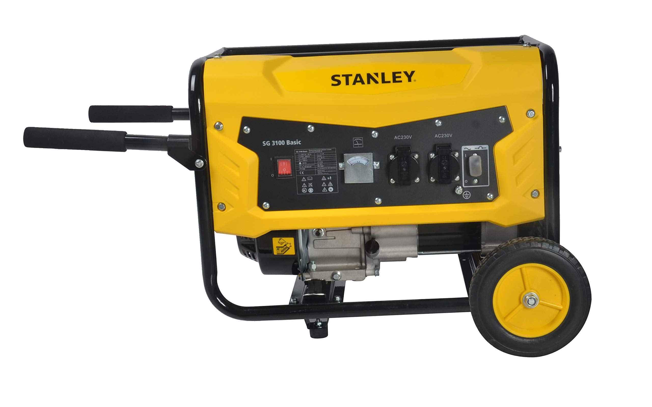 Stanley SG 3100 Basic generator prądu (inwerter), 4-suwowy silnik benzynowy – czas pracy: 8,2 godziny – 604800020
