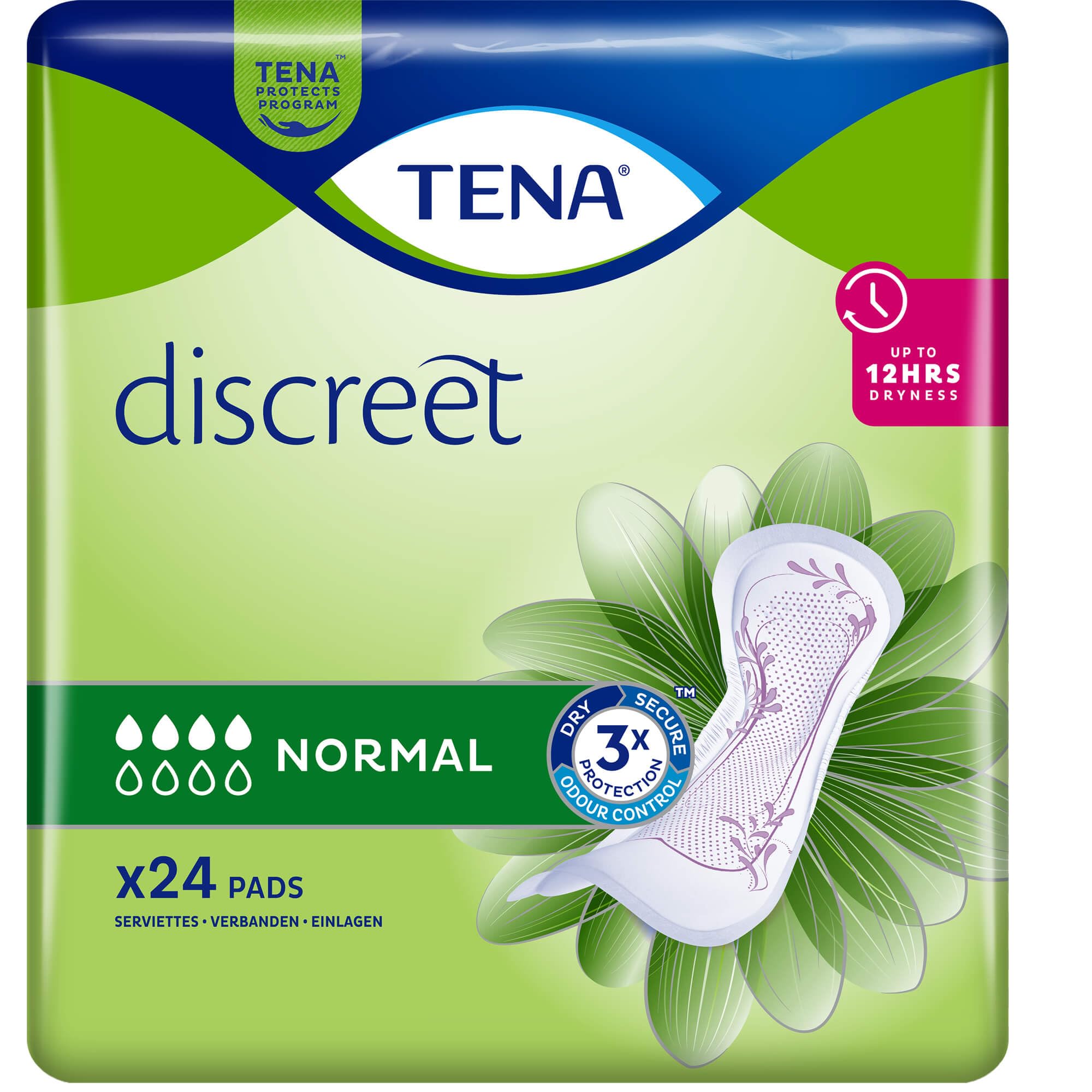 Tena Discreet Protection Fuites Urinaires Normal X24