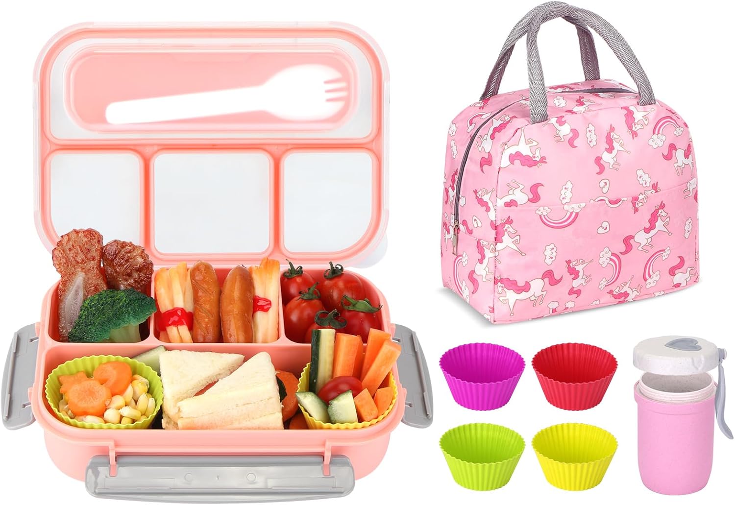Bento Lunch Box for Kids,Adult Lunch Box with Lunch