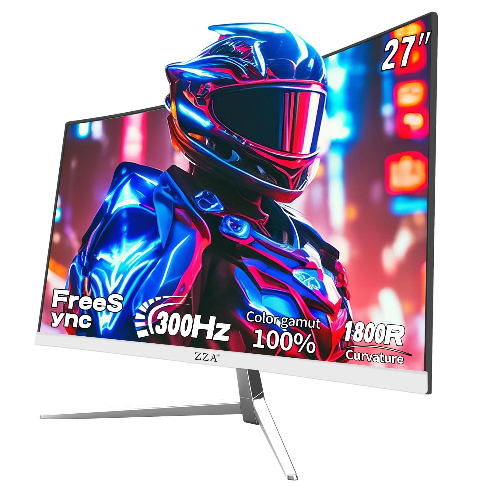 Amazon.co.jp: ZZA 27インチ 湾曲ゲーミングモニター 300HZ