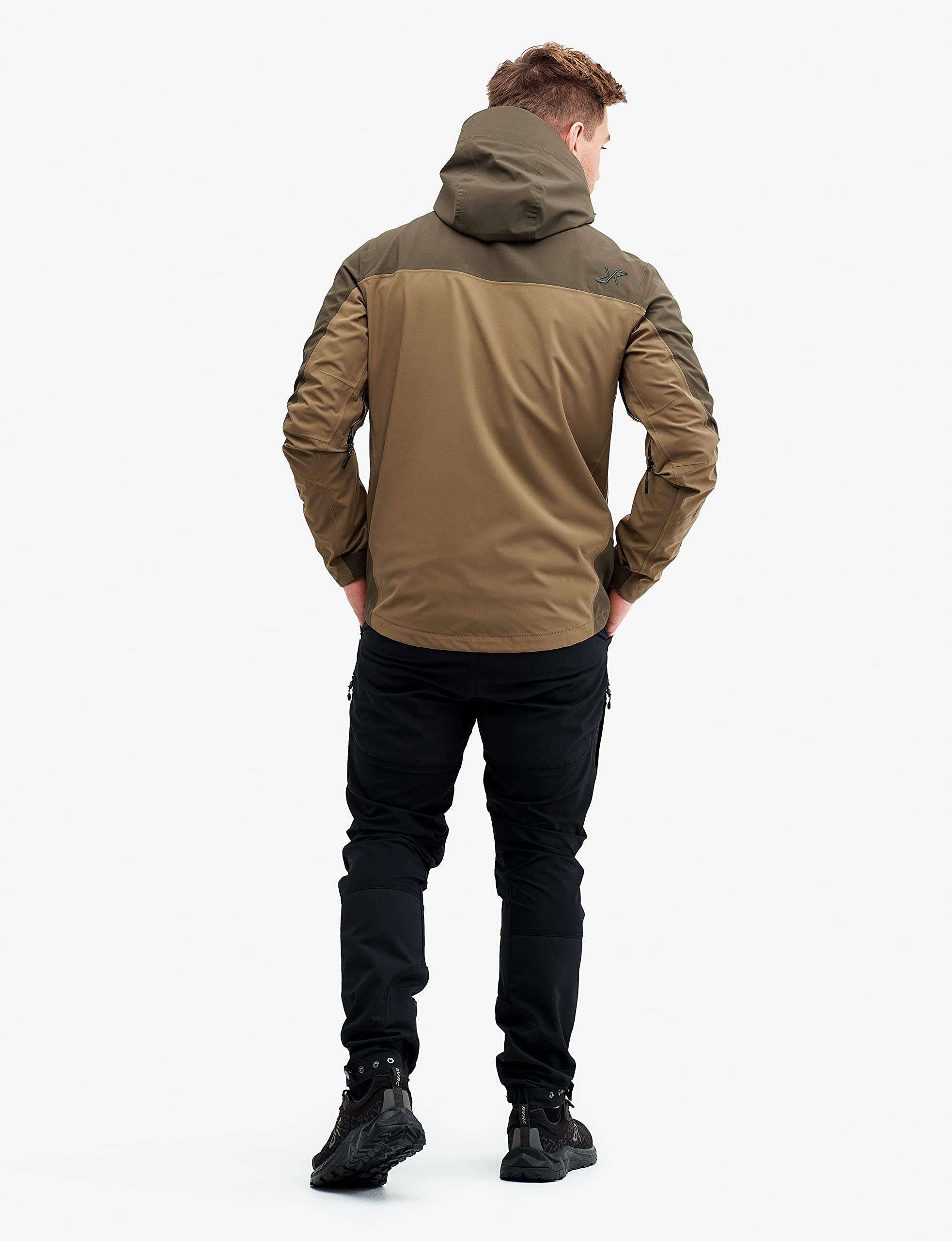 RevolutionRace Silence Proshell 3L Jacket para Hombre, Chaqueta Impermeable