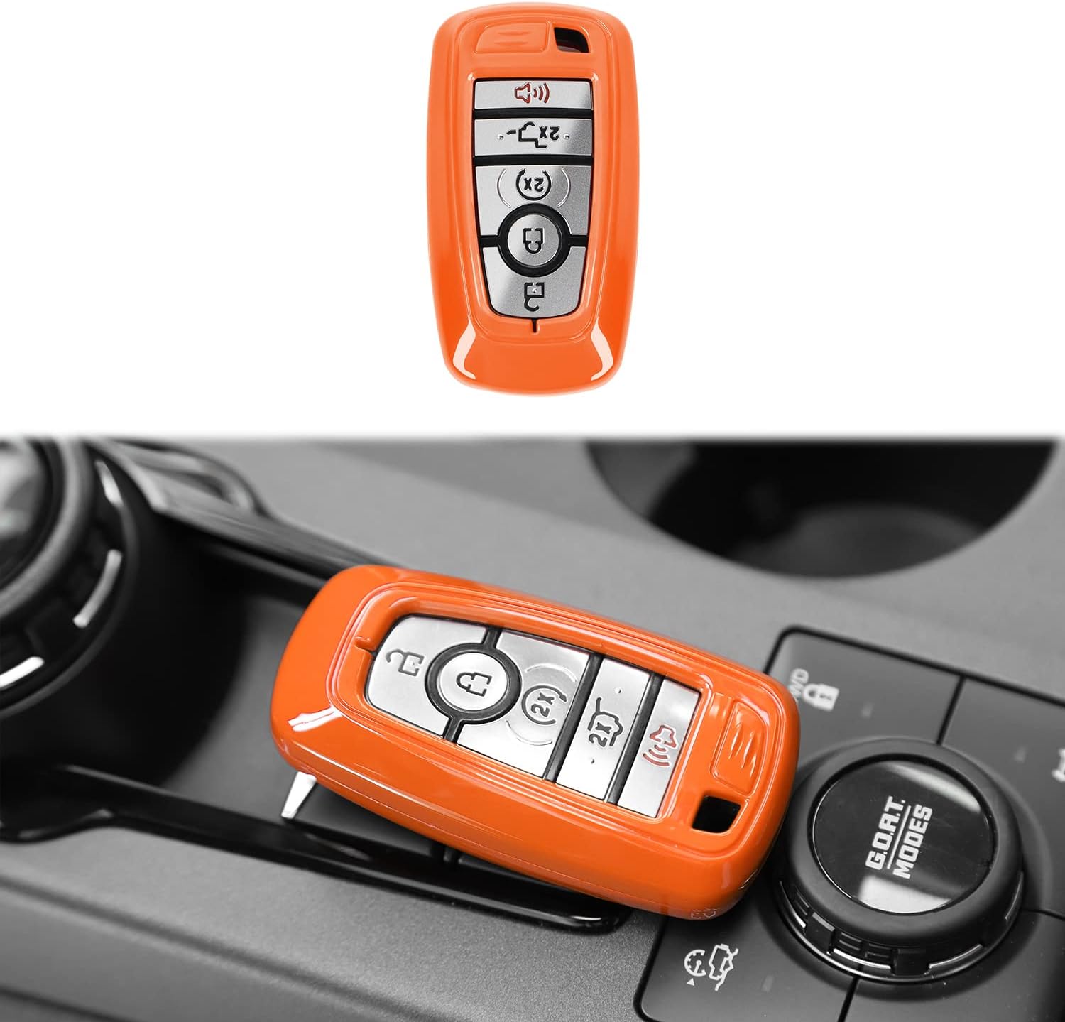for Ford Bronco/Sport Key Fob Shell Case , Key Protecte Cover Compatible with Ford Bronco/Sport 2021 2022 2023 (ABS,Orange) for Ford Bronco/Sport Key Fob Shell Case , Key Protecte Cover Compatible with Ford Bronco/Sport 2021 2022 2023 (ABS,Orange)