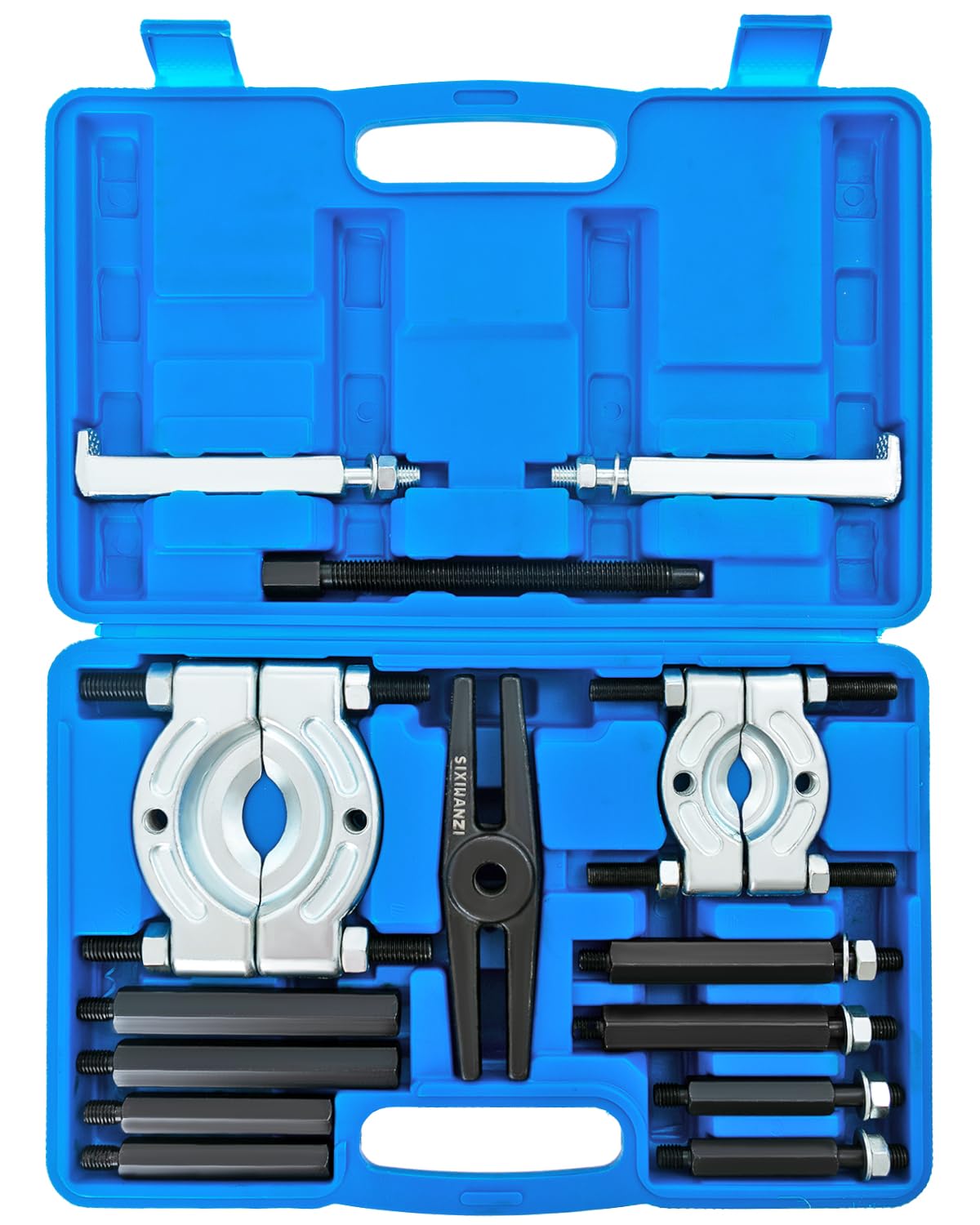 14PC Bearing Puller Set, 5 Ton Capacity Bearing Separator and Puller Set with 2" and 3" Jaws
