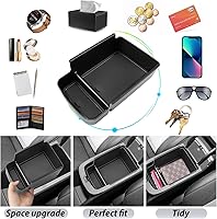 Vista 2 de SKTU Para Chevrolet Trax 2024 2025 2026 Organizador de consola central Chevrolet Trax 2024-2026 Inserción de materiales ABS, bandeja reposabrazos