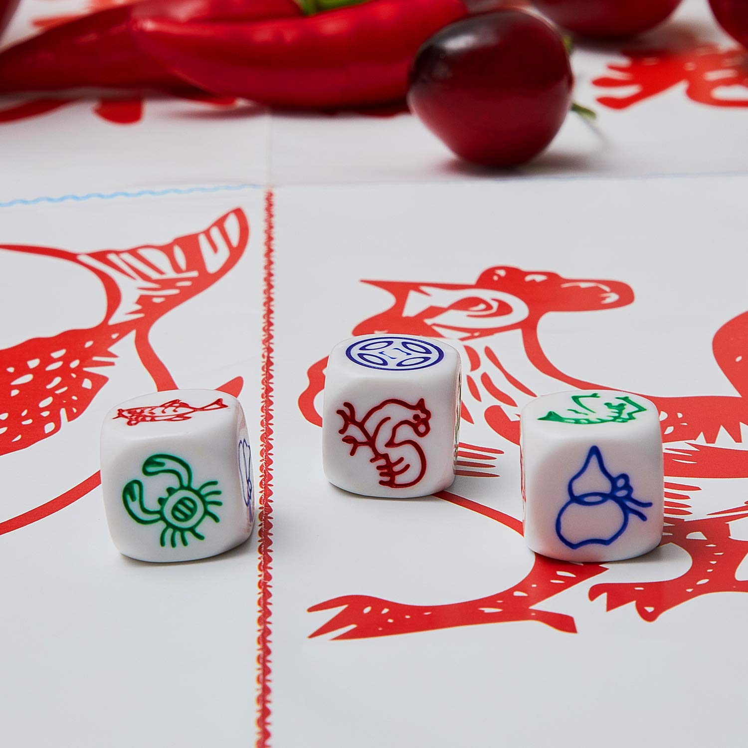 Chinese New Year Game Bau Cua Ca Cop Chinese New Year Dice Game Fish ...