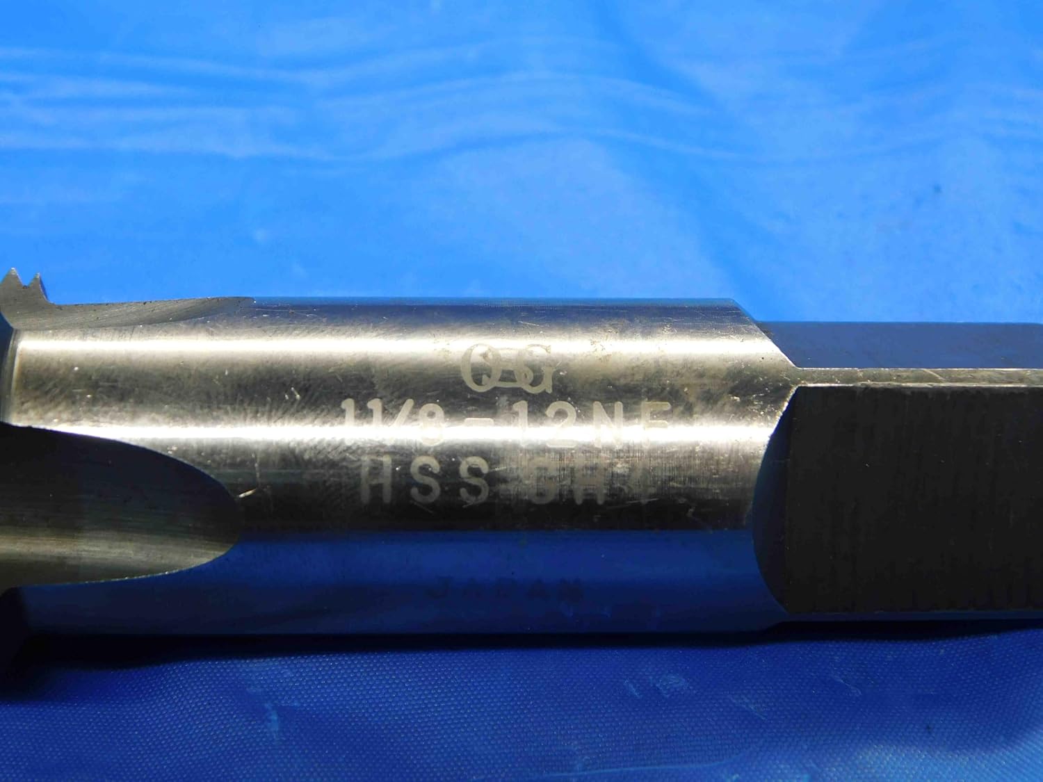 OSG 1 1/8 12 NF GH4 HSS Plug TAP 4 Straight Flute 1.125 1.125-12 UNF Threading - CB0763AZ3