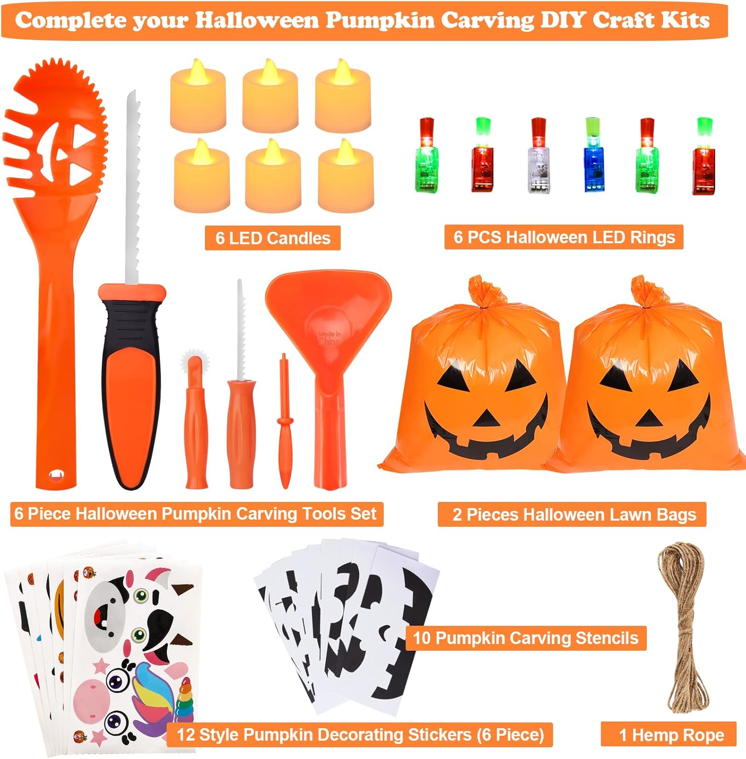 Pumpkin Carving Kit for Kids - Image 6
