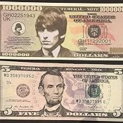 ビートルズ 置物・1ドル札・CDセット-