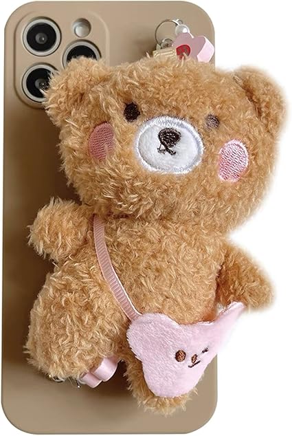 Amazon Kodani ケース Iphone Xr 対応 カバー スマーケース 韓国 かわいい シンプル ぬいぐるみ パペットベア ピンク しろくま ひぐま Iphoneケース Tpu ソフトケース 耐衝撃 可愛い 熊 チェーン ストラップ 手持ち 装飾ケース リストバンド 女性 保護カバー Iphone Xr