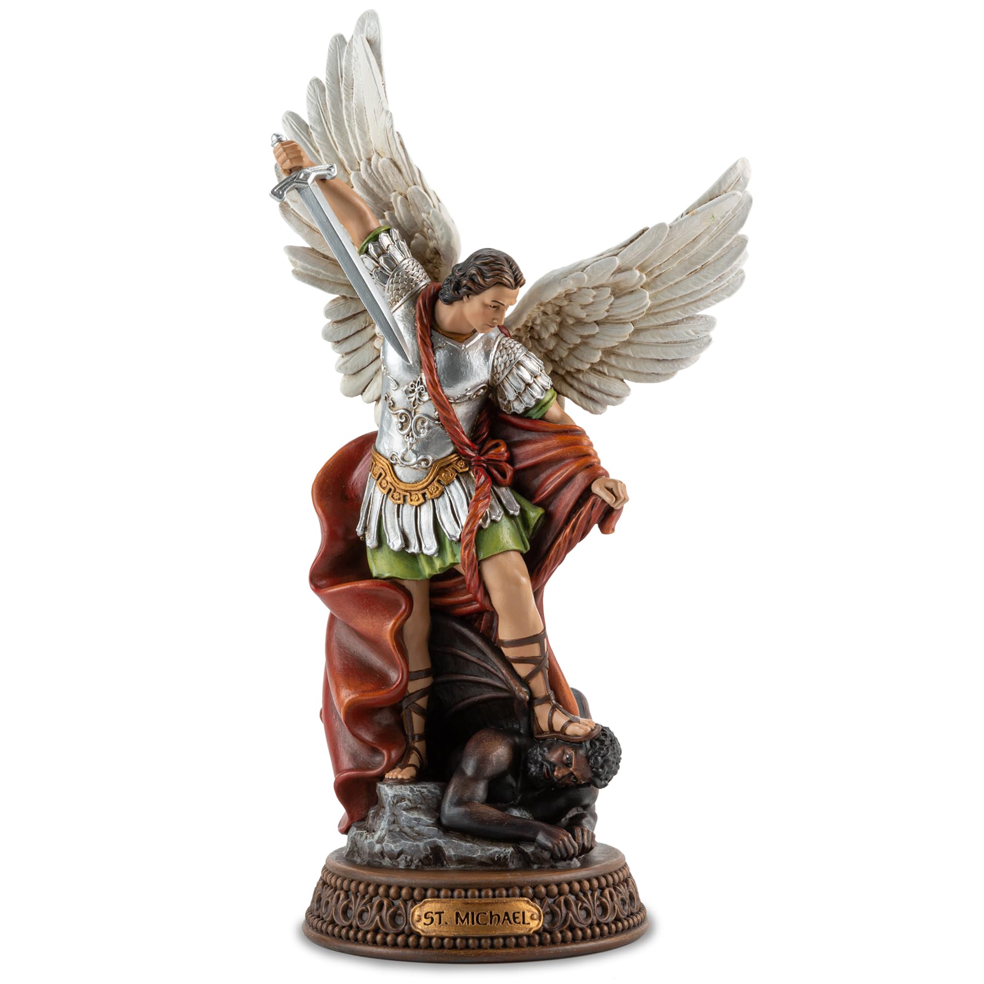 DevotedWalls St Michael The Archangel Painted in Full Color,12