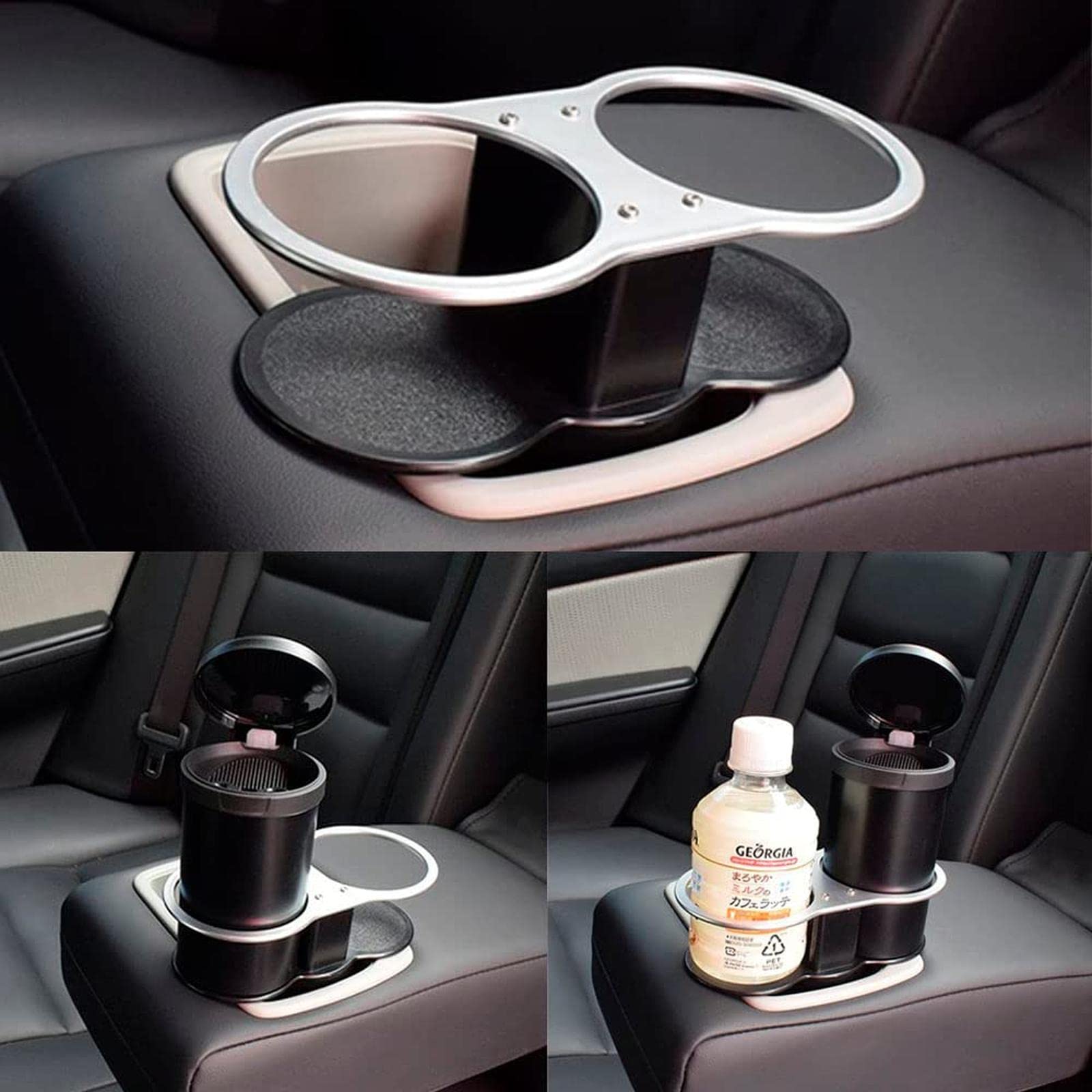 Amazon | 車用 ドリンクホルダー ダブルドリンクイン 飲み物2本