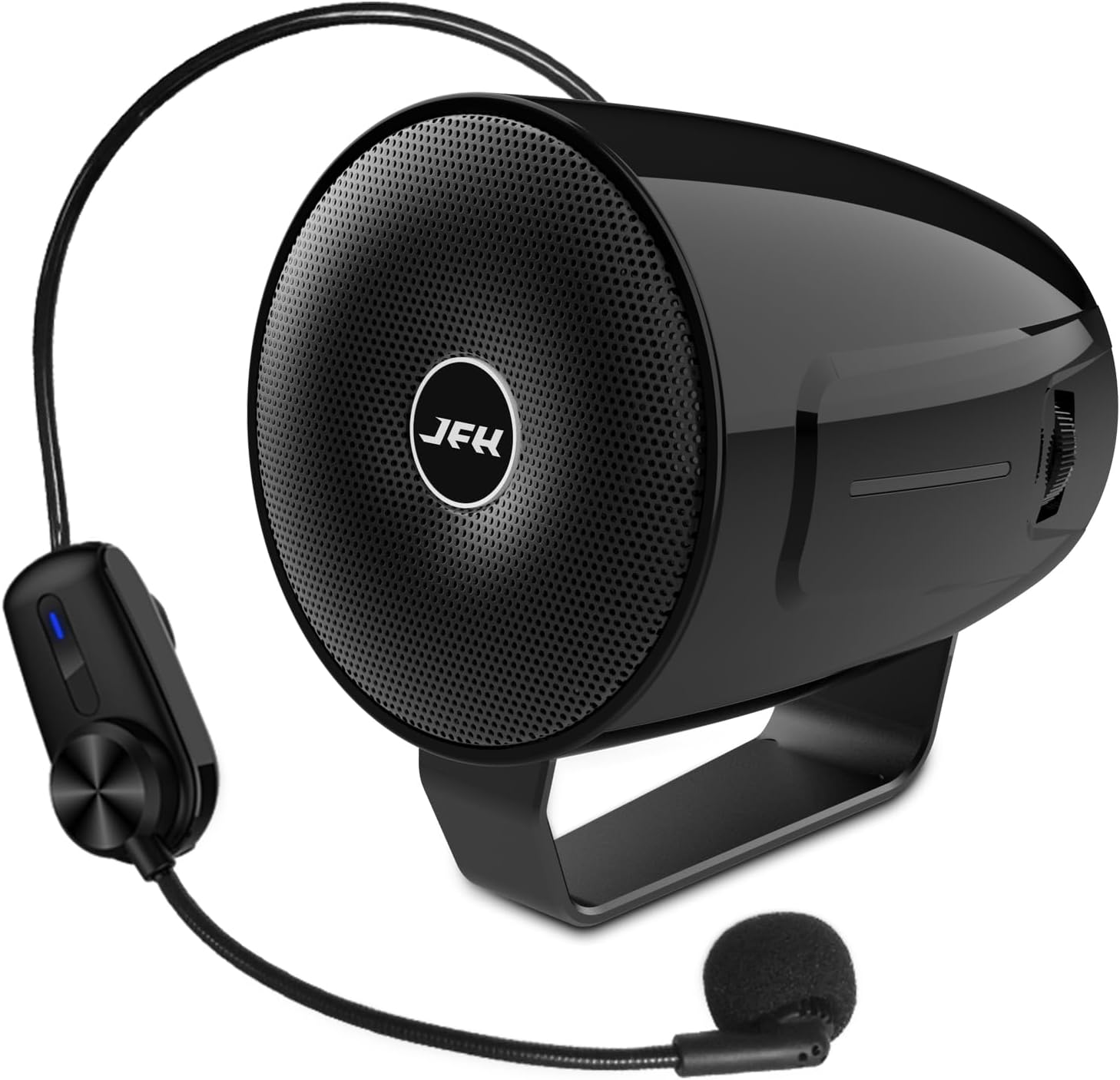 JFH Wireless Voice Amplifier,PA Speaker System,Portable Megaphone Rechargeable Bluetooth Speaker with Wireless Headset Microphone for Teachers,Speaking,Singing,Musical Instrument Performance