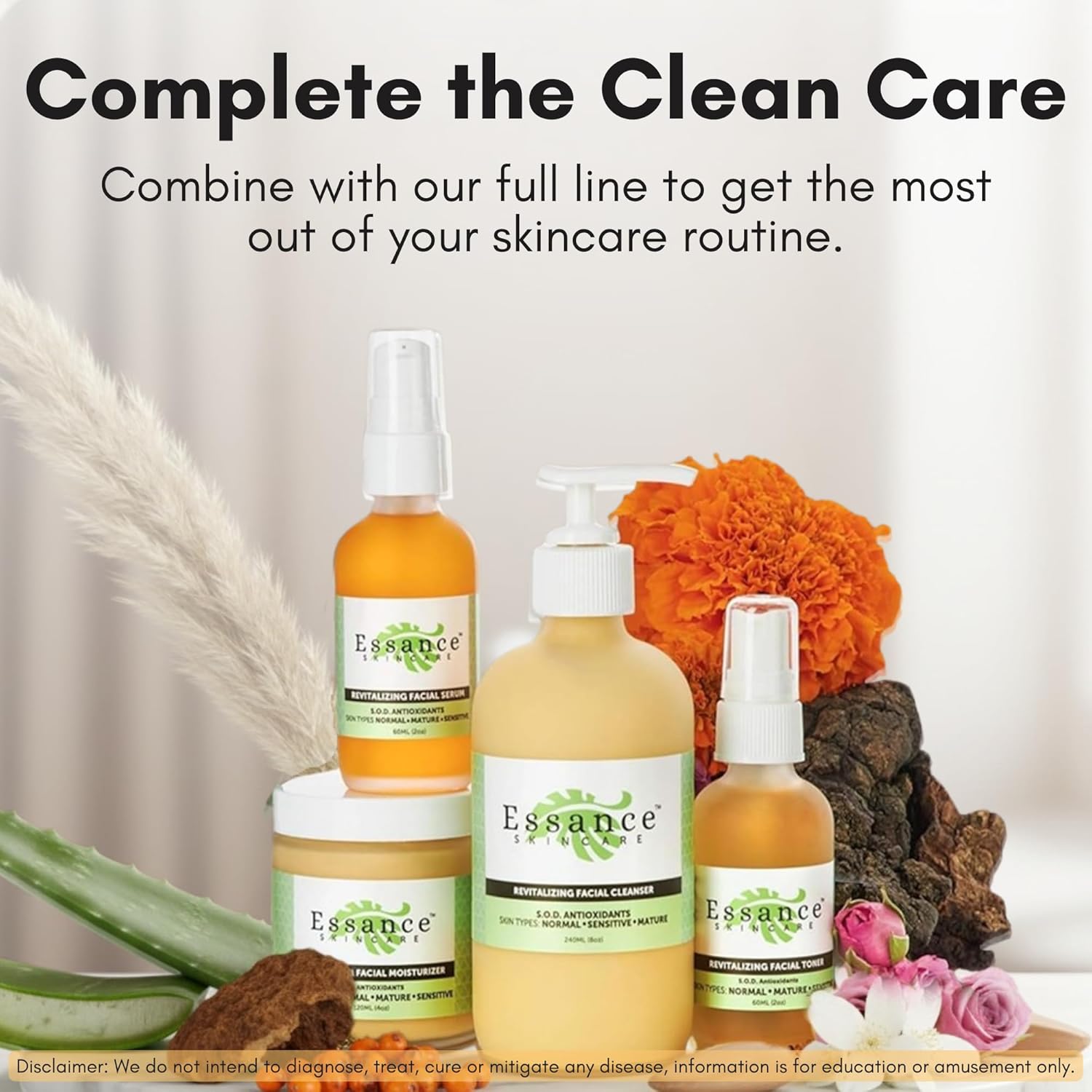 Essance Face Serum for Women & Men – 60 mL (2 oz) | Lightweight Facial Serum with Sea Buckthorn, Vit E, Jojoba Oil | Vegan Daily Skin Care for Day, Night | Unisex Travel Essential for All Skin Types