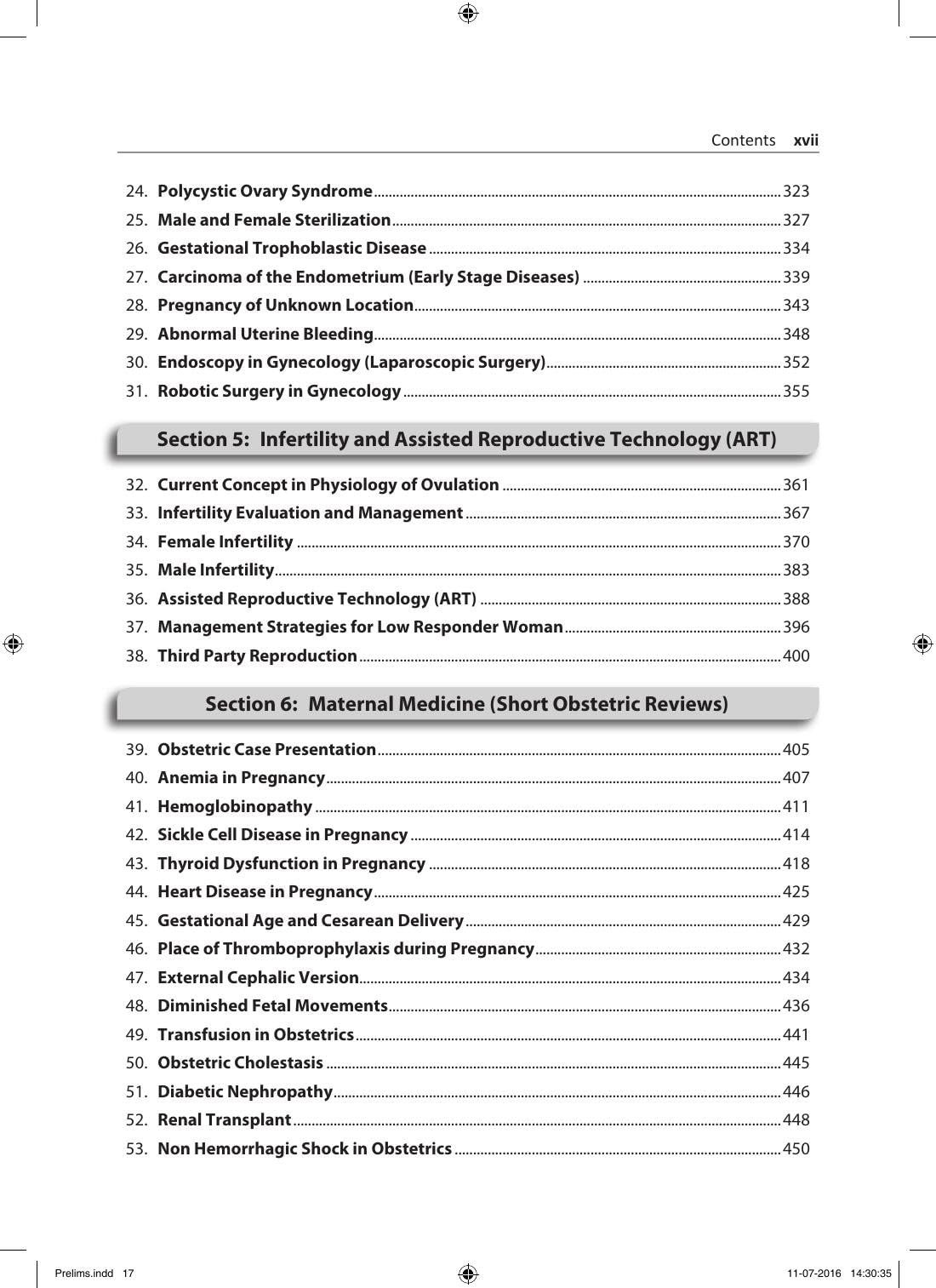 Manual of Obstetrics & Gynecology for the Postgraduates