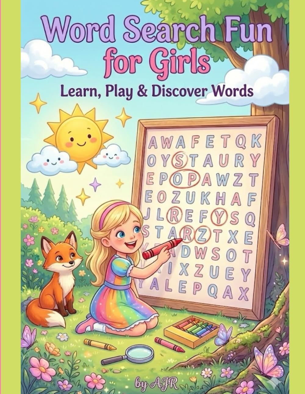 Word Search Fun for Girls: Learn, Play & Discover Words