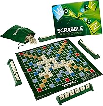 ZARQITO Scrabble Board Game, Word, Letters Game for All Ages