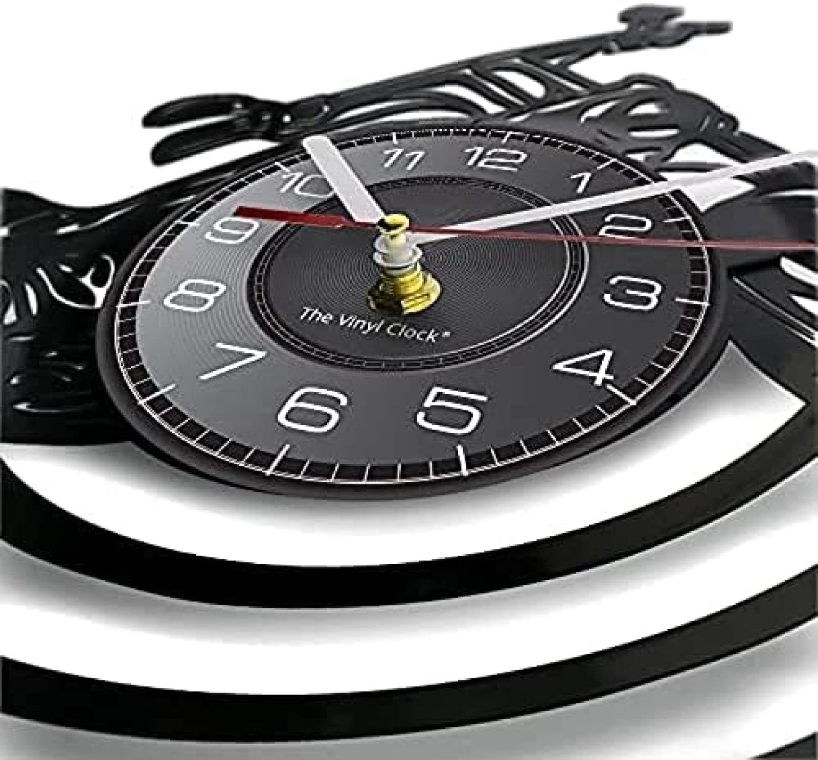 Amazon.co.jp: 壁時計バイク用ヴィンテージ壁時計オートサイクル