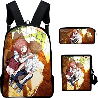 ZHIVIQ The Girl I Like Forgot Her Glasses Hoodie Cosplay Unique Tops T-shirt Harajuku Hooded Sweatshirt Anime Pullover Hip Hop Clothes Unique Tops T-shirt Harajuku Short Sleeve Men Ladies-color 5||M