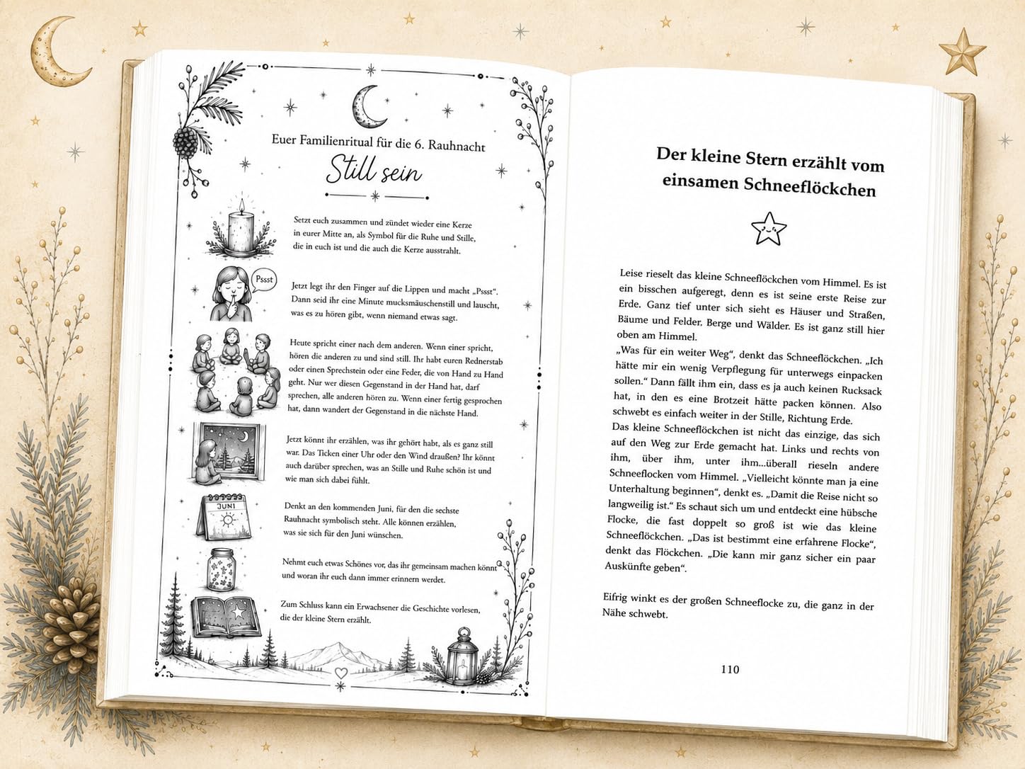 Das Rauhnächte Buch für Kinder und Familien: Gemeinsam Rituale entdecken, Wünsche erfüllen & zur Ruhe kommen – die Zauberzeit im Winter mit Wunschzettel zum Ausdrucken