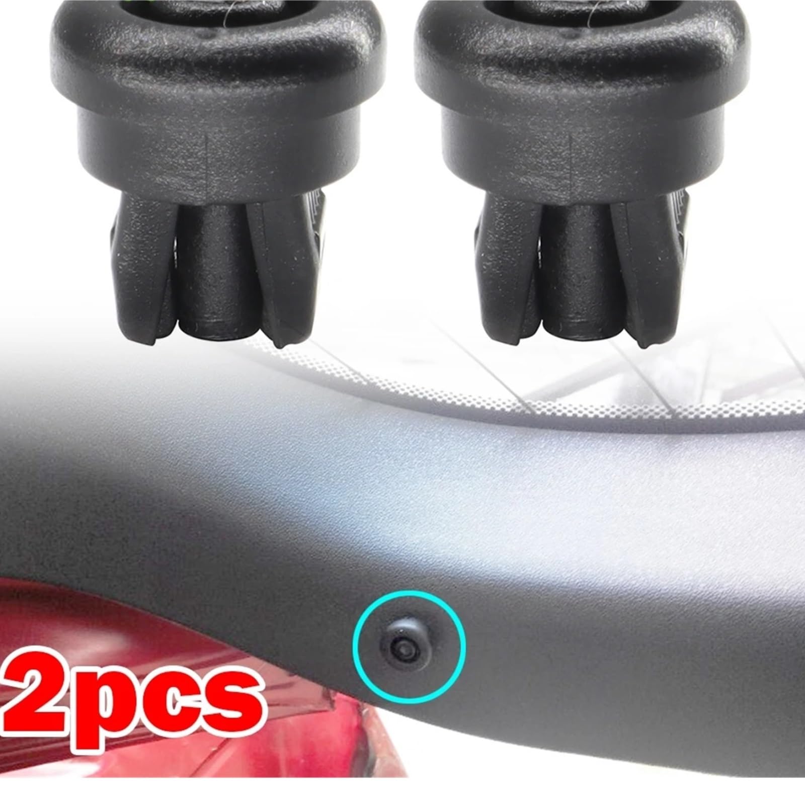 2pc Car Parcel Shelf Clips Fit For Nissan, Qashqai Dualis J10 J11 Note E11 Rogue Sport 79916JD00A Rear Boot Trunk String Hanger Clips uchwyt na paczki