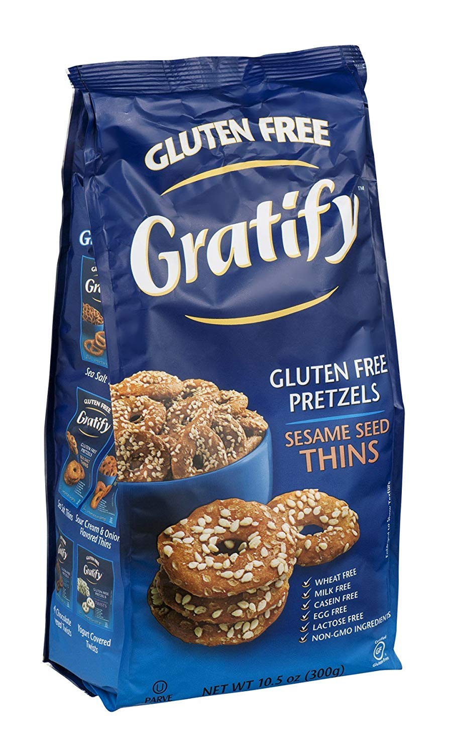 Gratify Pretzel Gf Thin Sesame
