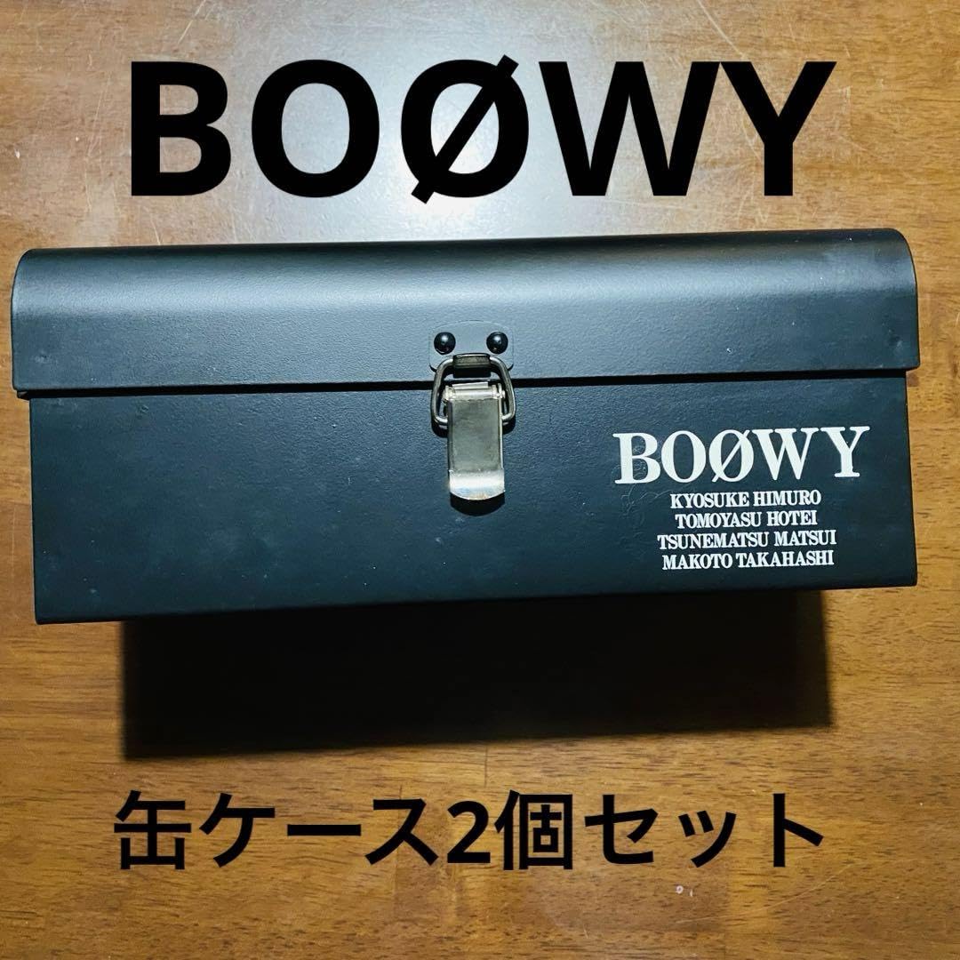 BOØWY BOOWY 激レア　缶ケース　LASTGIGS 氷室京介 布袋寅泰 BOØWY BOOWY 激レア 缶ケース LASTGIGS 氷室京介 布袋寅泰