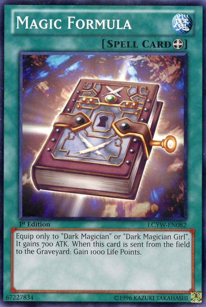 Amazon Com Yu Gi Oh Magic Formula Lcyw En0 Legendary Collection 3 Yugi S World 1st Edition Common Toys Games