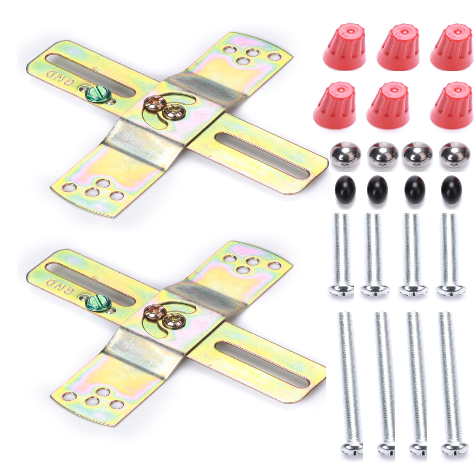 Light Fixture Mounting Bracket,Ceiling Light Mounting Plate, 4” Round Junction Box for Wall Light, Ceiling Light, Chandelier 2PACK