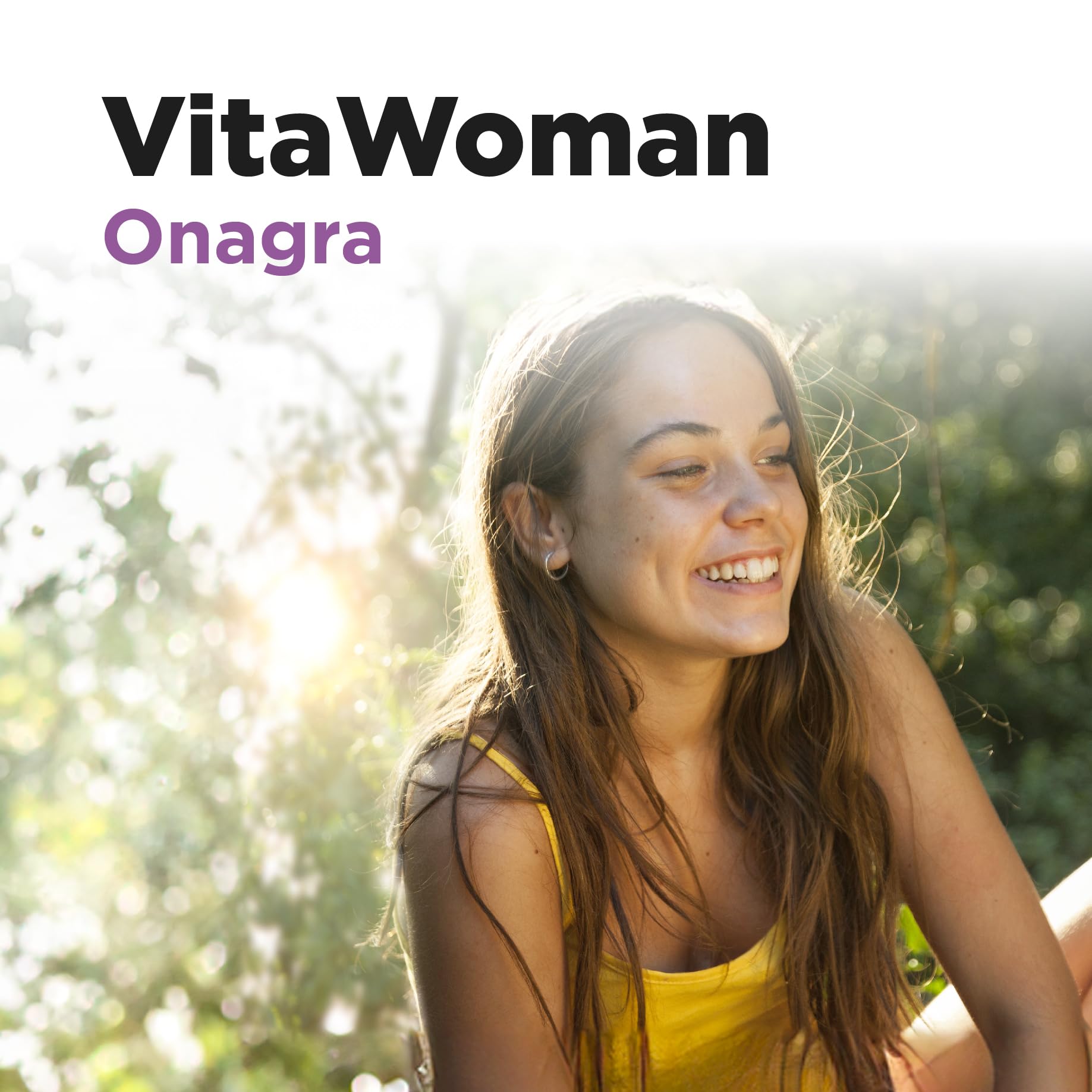 Eladiet VitaWoman Aceite de Onagra 10% GLA - 450 Perlas [5 Meses] con Vitamina E - Salud Hormonal Mujer y Bienestar en la Menstruación