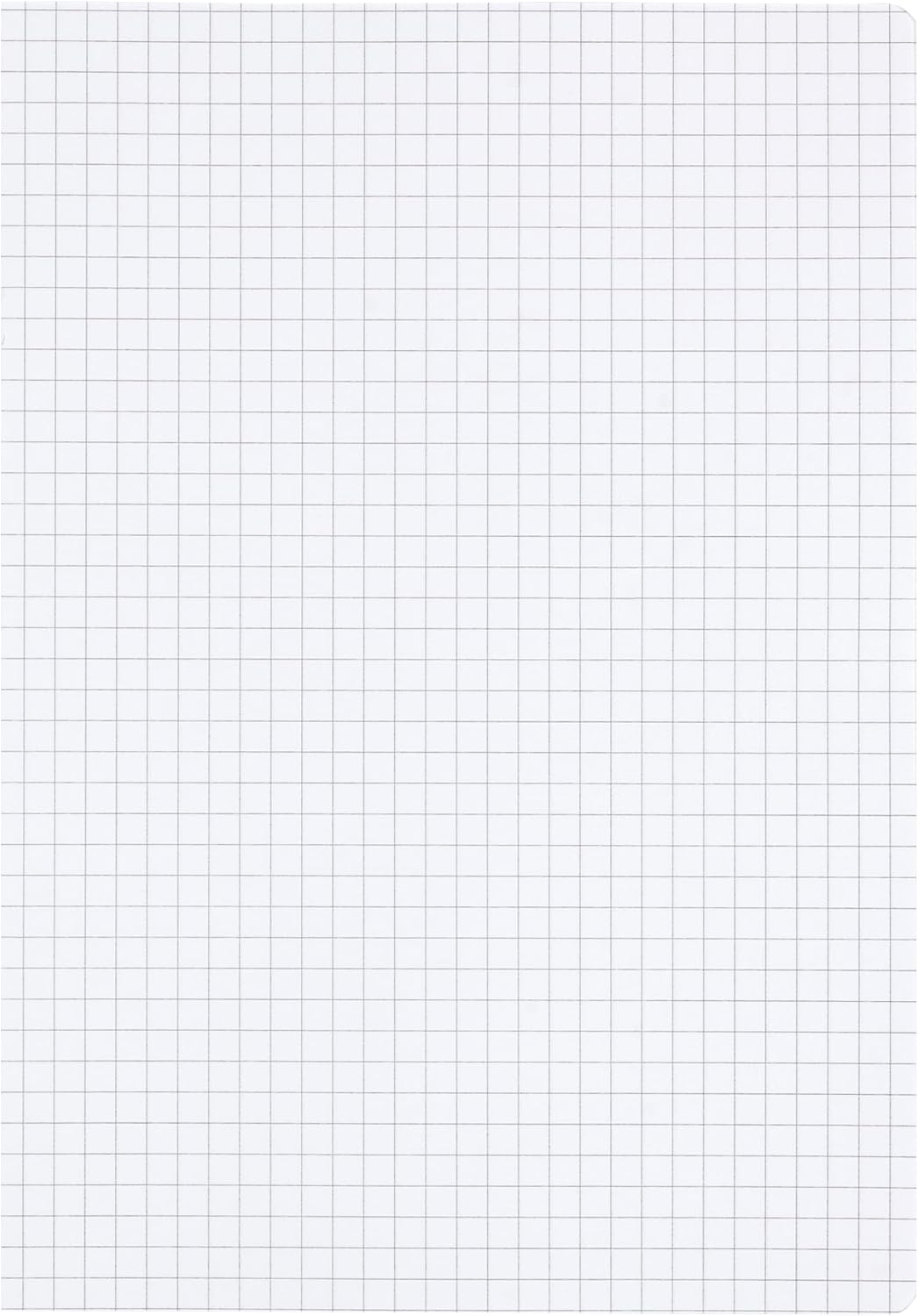 Landre 100050033 School Notepad A4 (16 Sheets of 80 g/m² Fine, Wood-Free Writing Paper with Type 7 Ruling - 7 mm Squared) Pack of 10 in 3 Assorted Designs