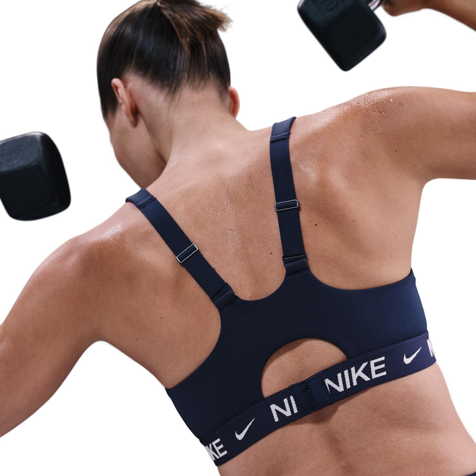Nike Indy High Support Verstellbarer Sport-BH mit Polstern für Damen, FD1068