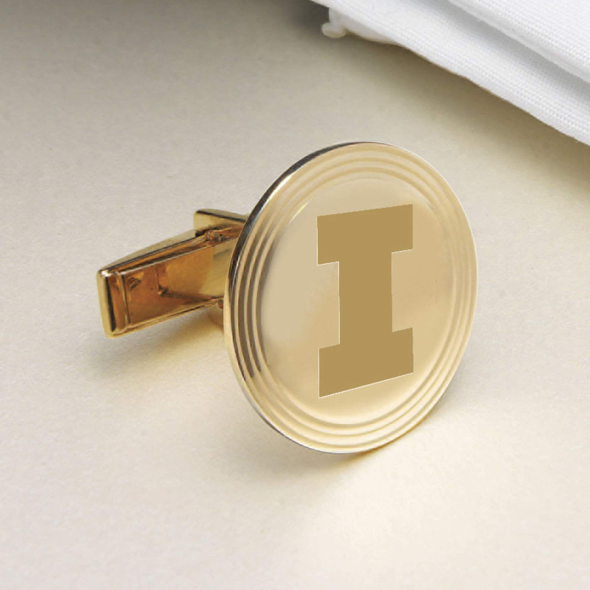 University of Illinois 18K Gold Cufflinks