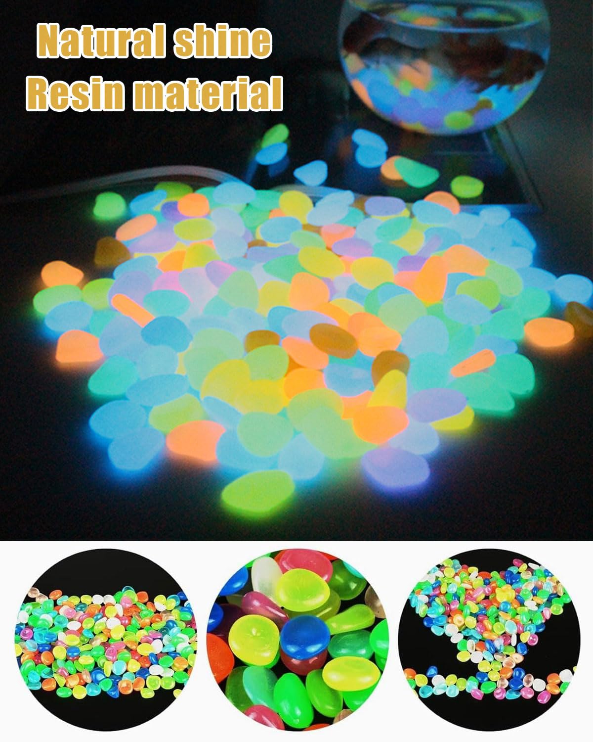 20 Mini Tartarughe Luminose Colorate – Decorazione Acrilico Per Auto, Giardino, Acquario, Vasi E Regali, Impermeabili E Durevoli