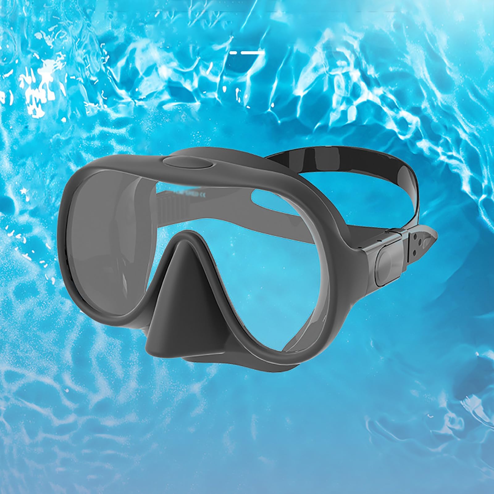 Máscaras de Buceo Máscara de Snorkel líquido con Lente antivaho for Buceo para Uso Diario(Verde)