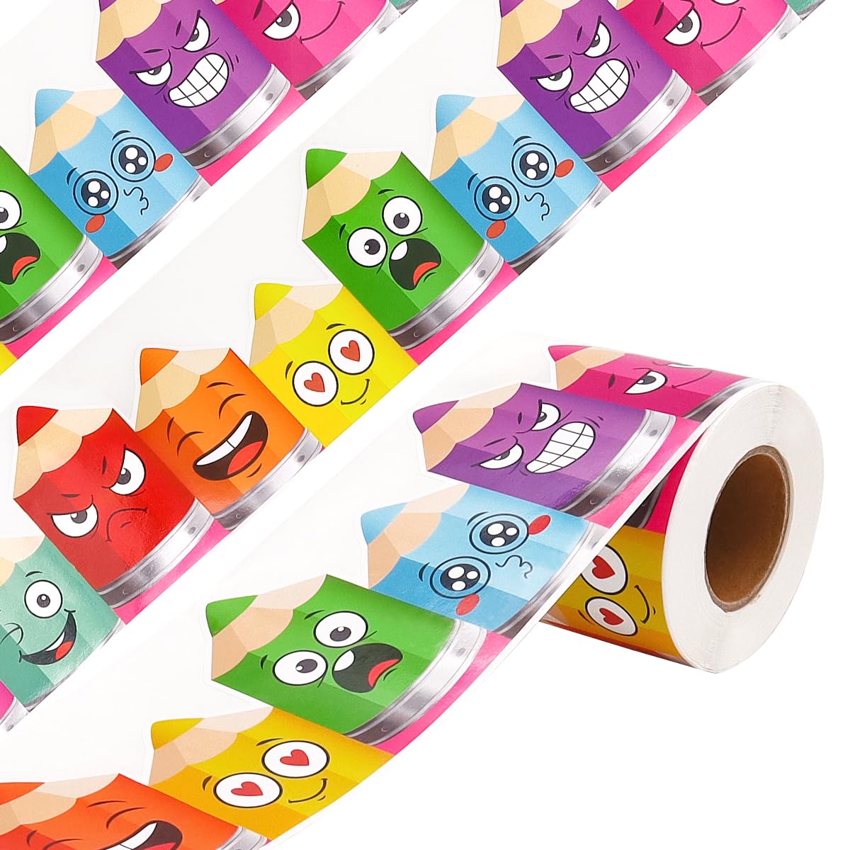 68ft Pencil Bulletin Board Border, Self-Adhesive Colored Crayon Border for Bulletin Board Decoration Trim Stickers for Classroom Chalkboard Decoration