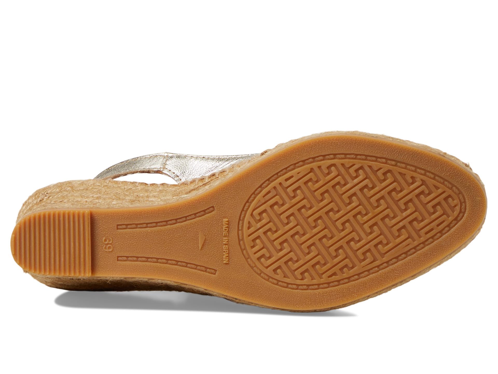 TONI PONS Croacia - Alpargata de cuña para Mujer Estilo Peep Toe elaborada en Piel.