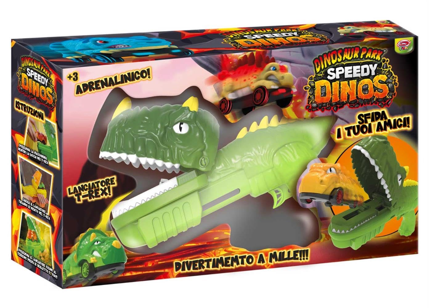 Speedy Dinos D-FUN Dynit circuit flexible avec grands reptiles - 2