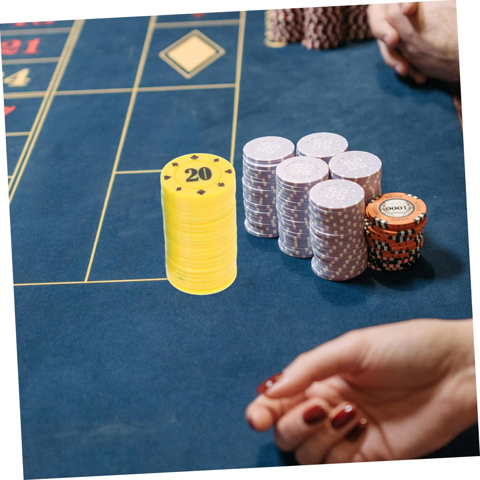 50pcs Jetons En Jeu De Bingo Compteurs De Pièces De Monnaie Comptage