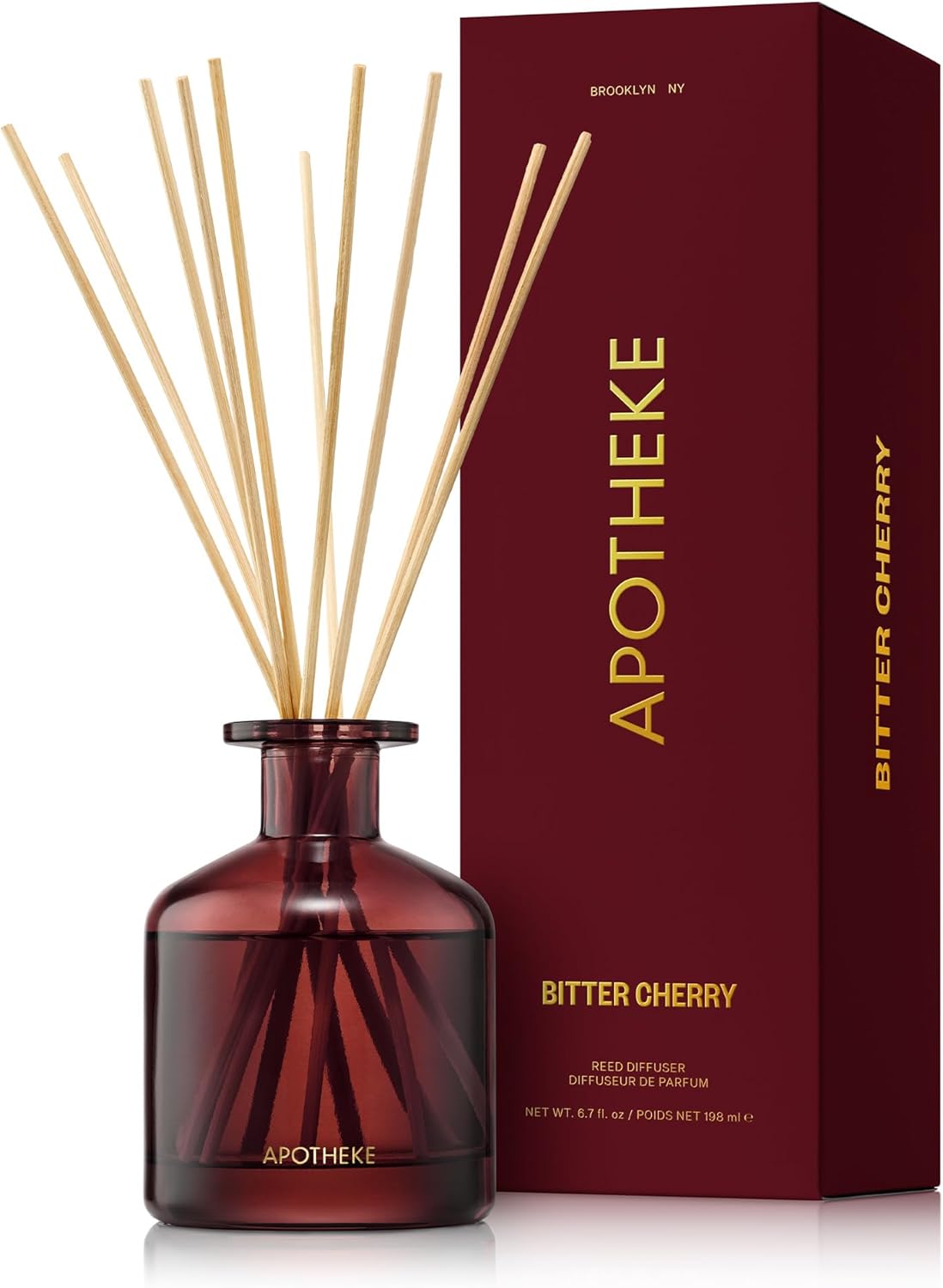 Apotheke Bitter Cherry Scented Oil Reed Diffuser