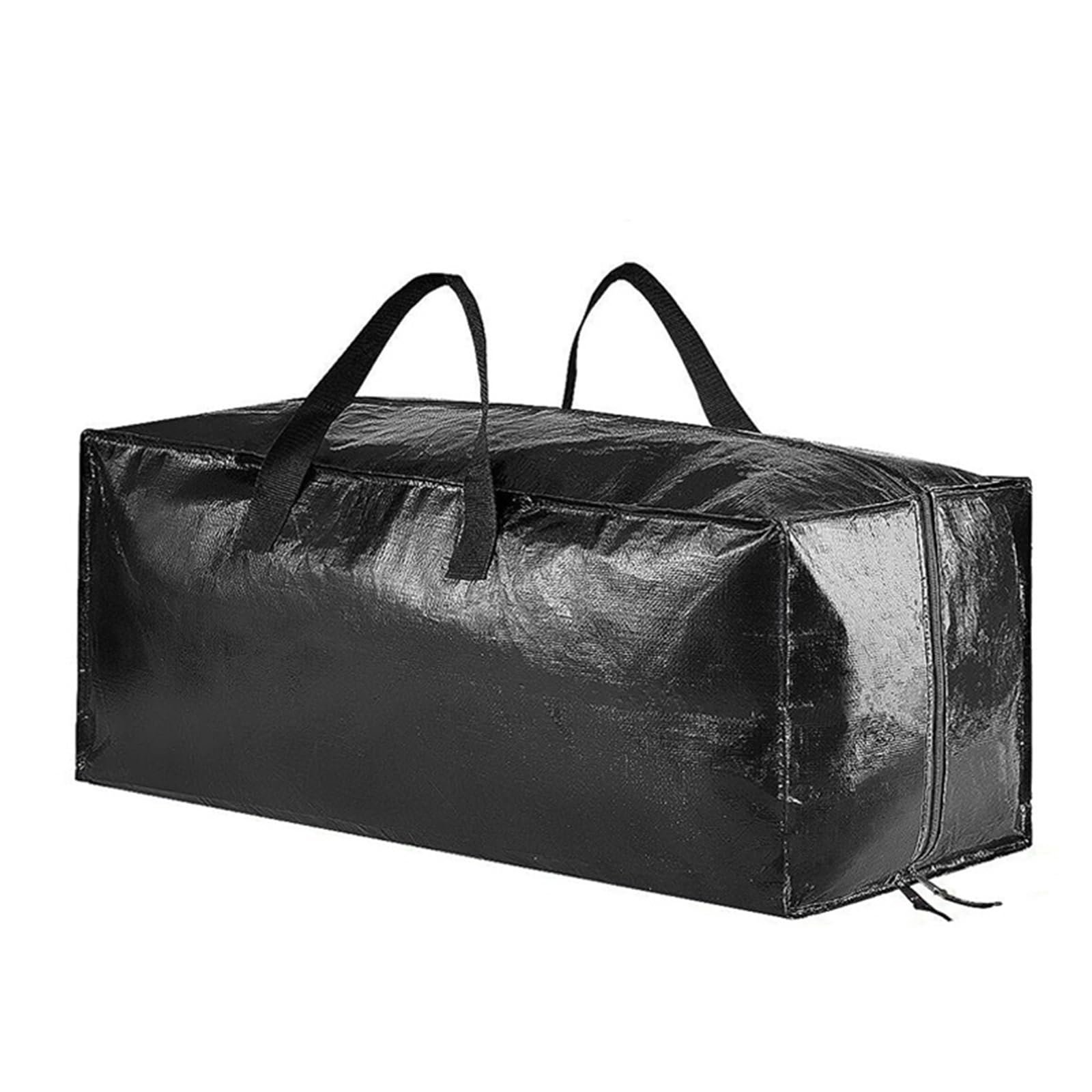 KIFSDLF Large Waterproof Moving Luggage Bags Laundry Shopping Bag Foldable Travel Capacity Quilt Organizer(Black)
