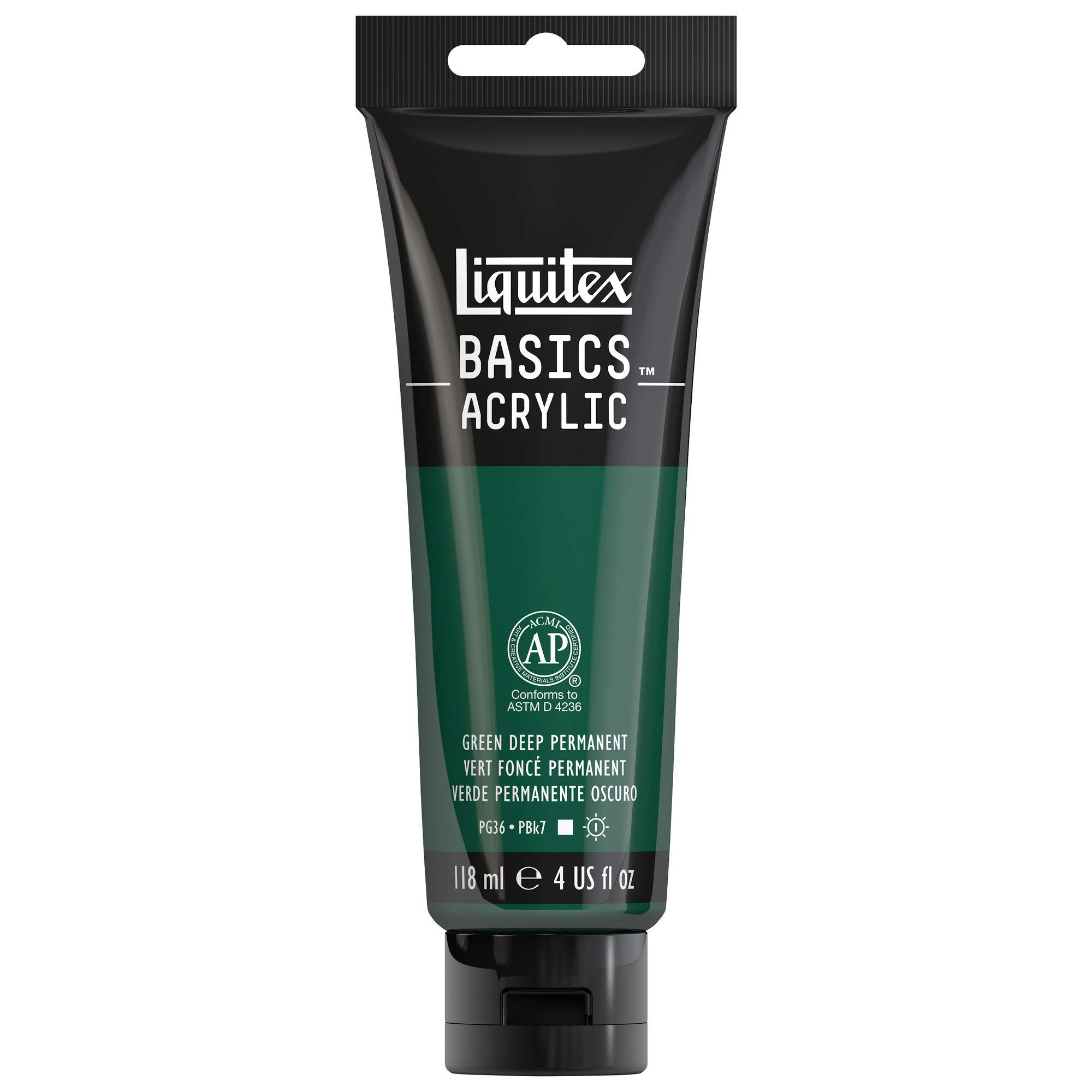 Liquitex Basics Acrylic Color (Deep Green Permanent)