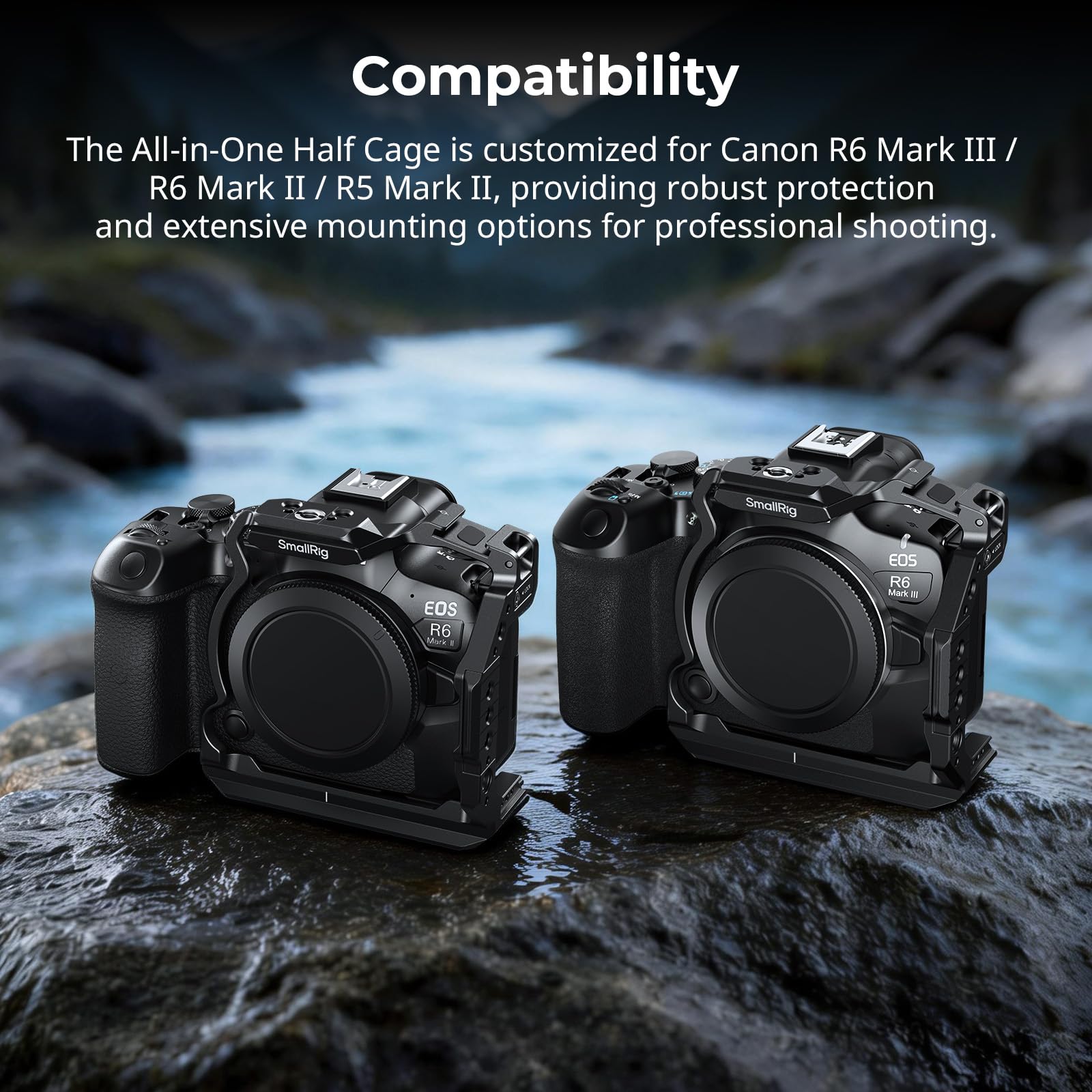 Amazon.co.jp: SmallRig R6 Mark III用R5 Mark II 用ハーフケージ