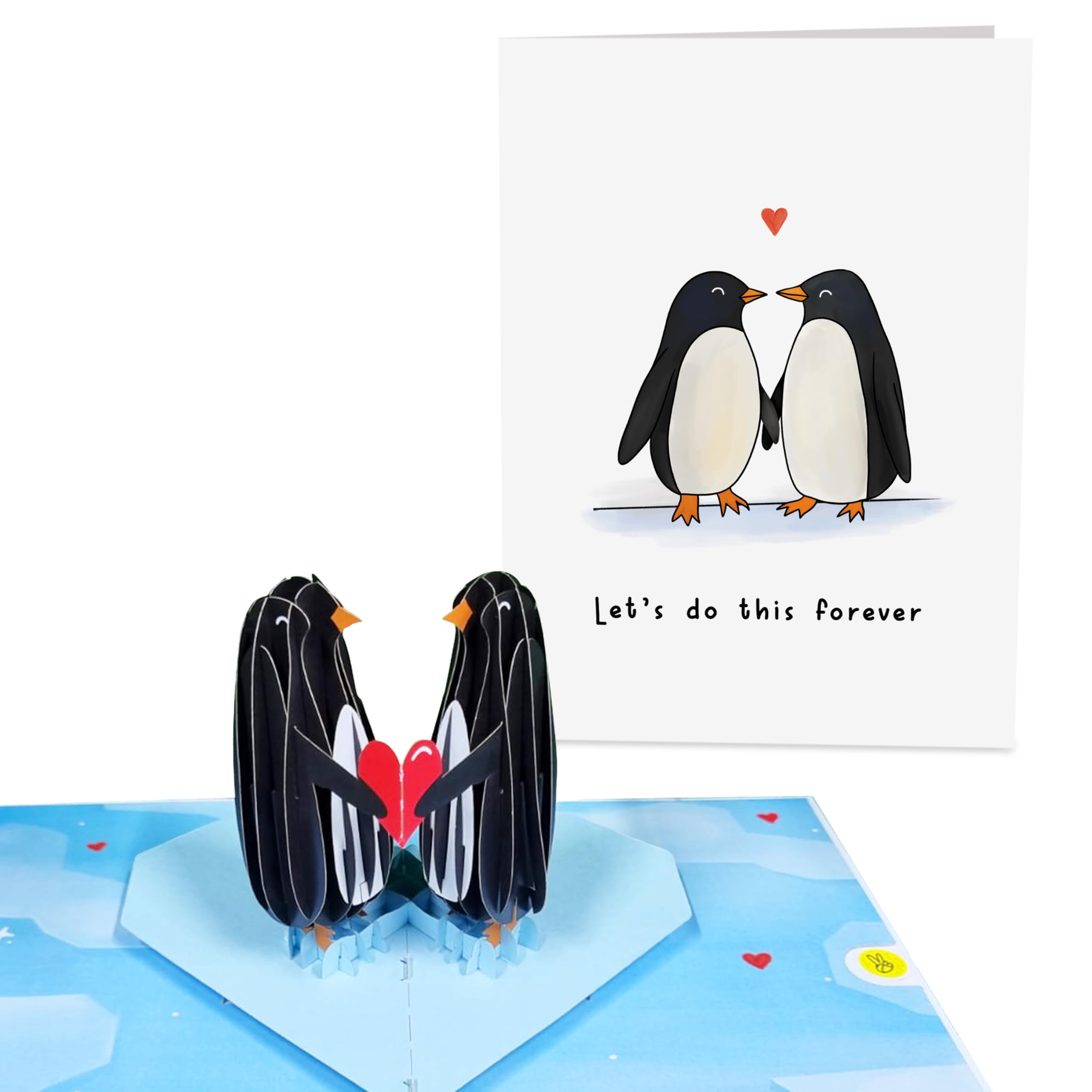 Central 23 Popup Cards For Fiance - Penguin Engagement Card 3D - Love Pop Up Card For Girlfriend Boyfriend - Cute Penguin Gifts For Him Her - Wedding Cards For Bride GroomThe Forest Stewardship Council