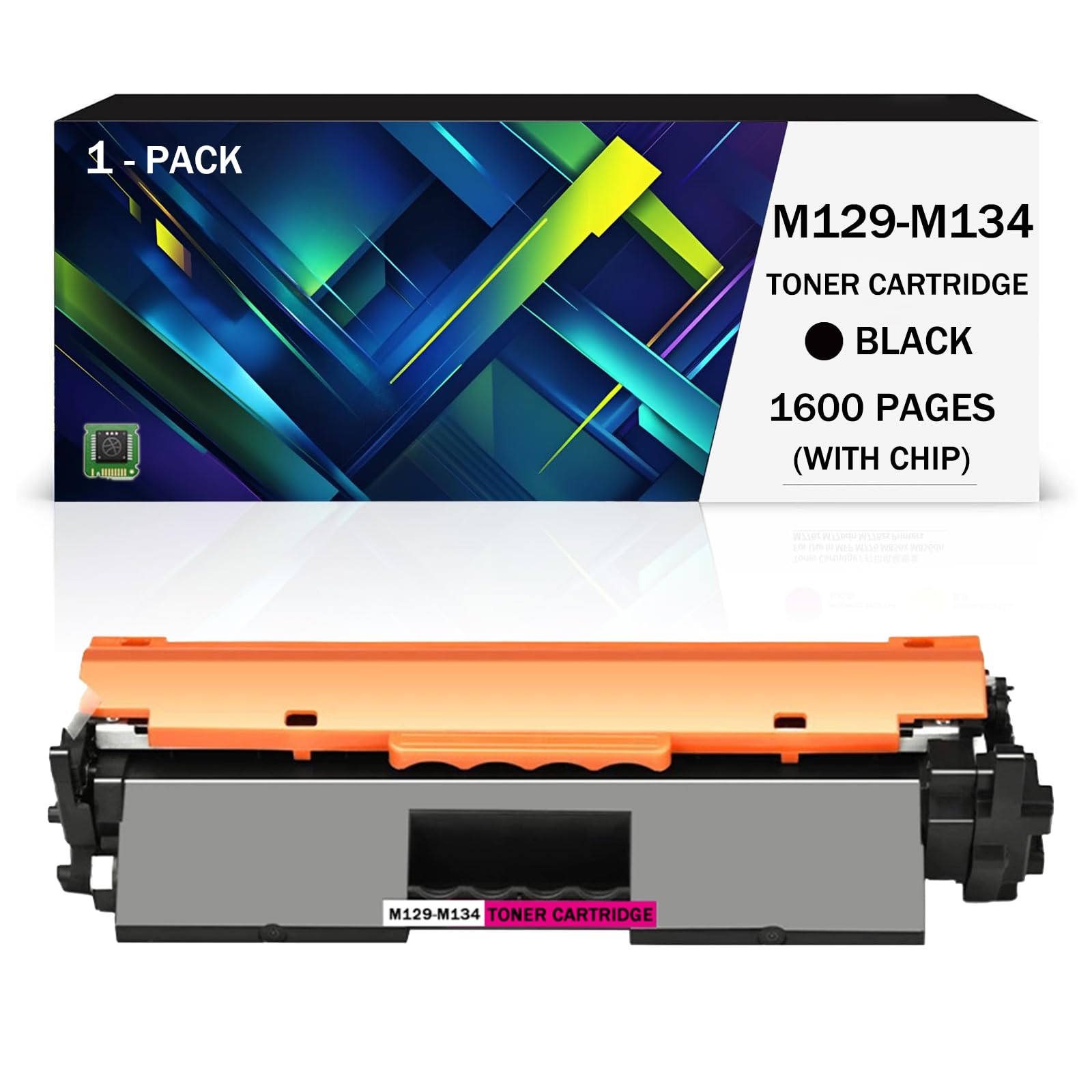 Cartuccia toner compatibile ad alta capacità M129-M134 con chip, ricambio | Per stampanti HP LaserJet Pro MFP M129-M132 Ultra MFP M133-M134 Pro M132a 132fw 132nw 132fn Series
