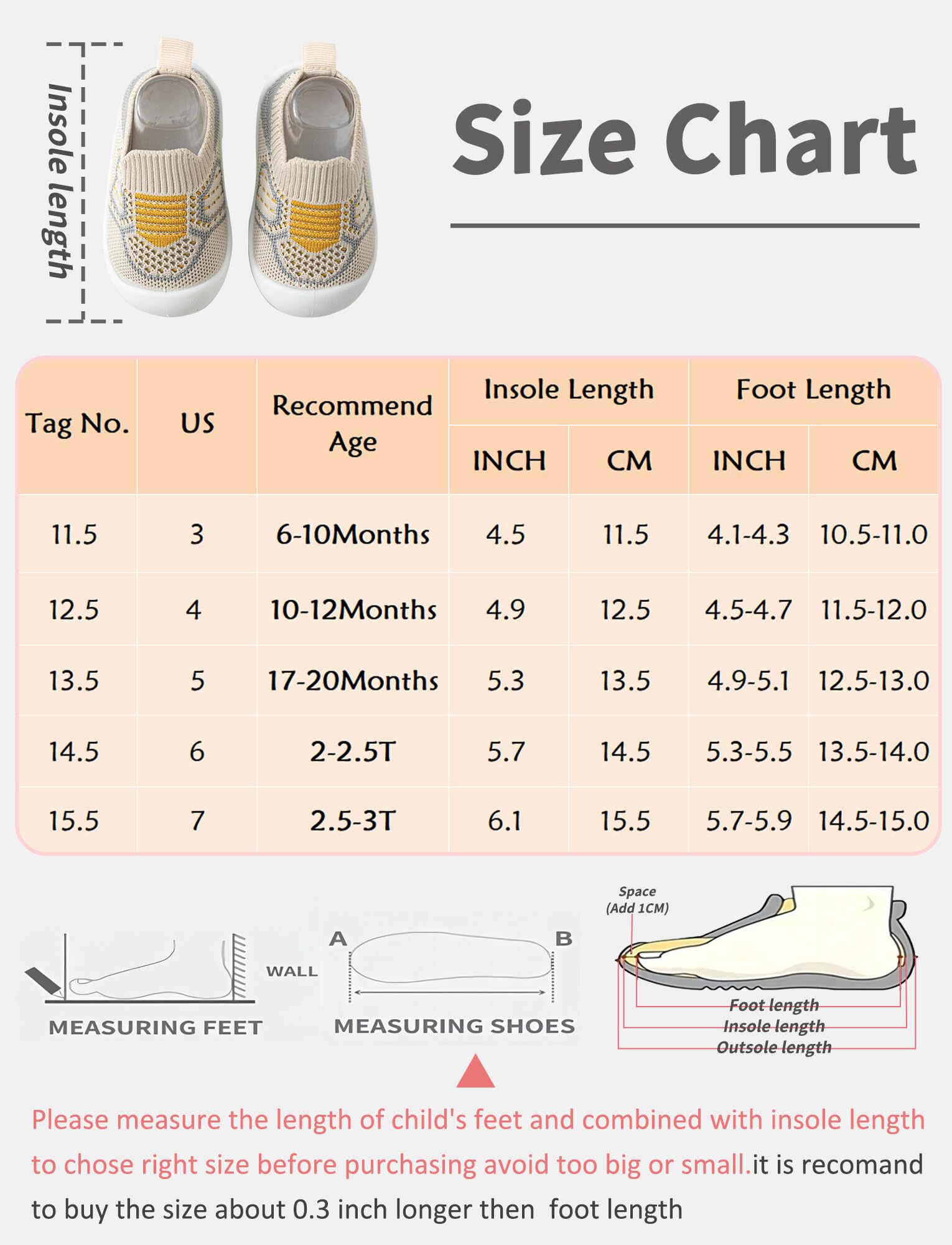Chaussures Premiers Pas Bébé Antidérapantes Chaussures Tout-Petits Fille Garçon Respirable Chaussure Baskets Marche Bébé